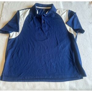 Architect Golf Mens Performance Polo Shirt Blue White BK530012 M